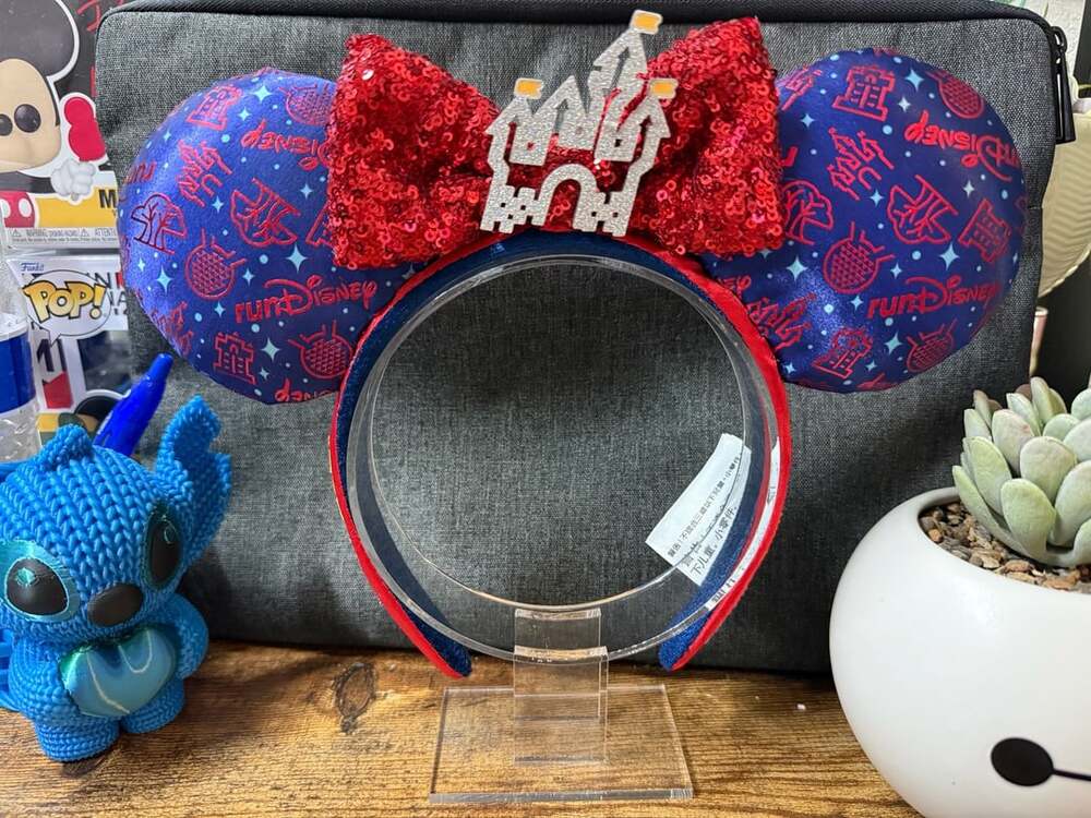EUC Disney Parks runDisney 2021 Ears Headband Every Mile is Magic Castle